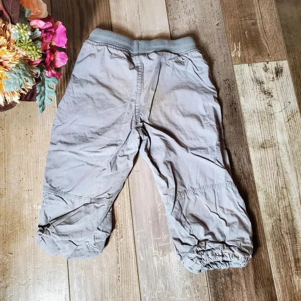 Naartjie Kids 100% Cotton Gray Toddler Boy Joggers Size 18-24m GUC